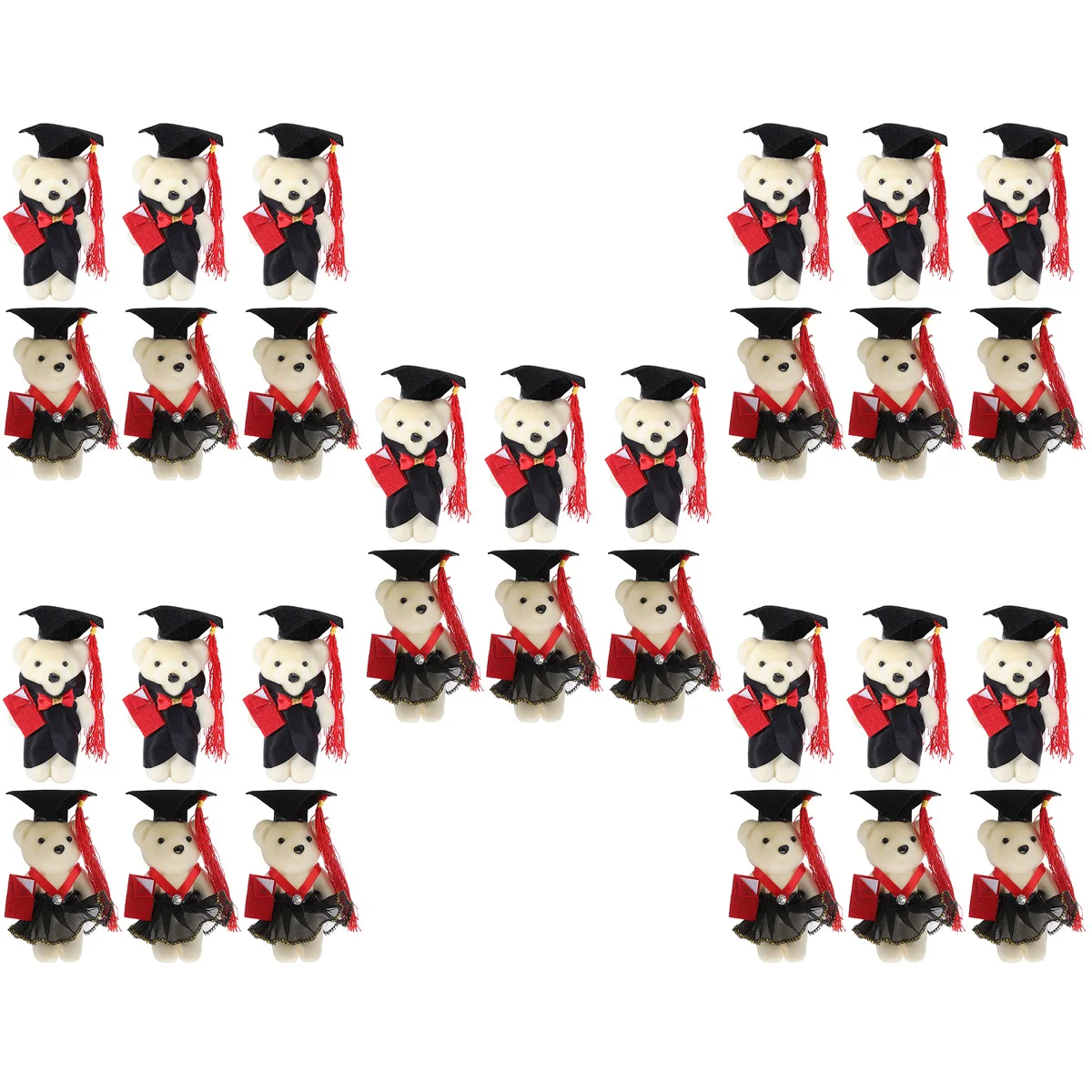 

30 Graduation Themed DIY Decorative Bouquet DIY Bear Accessories Bear Dolls Bear Bouquet Ornaments