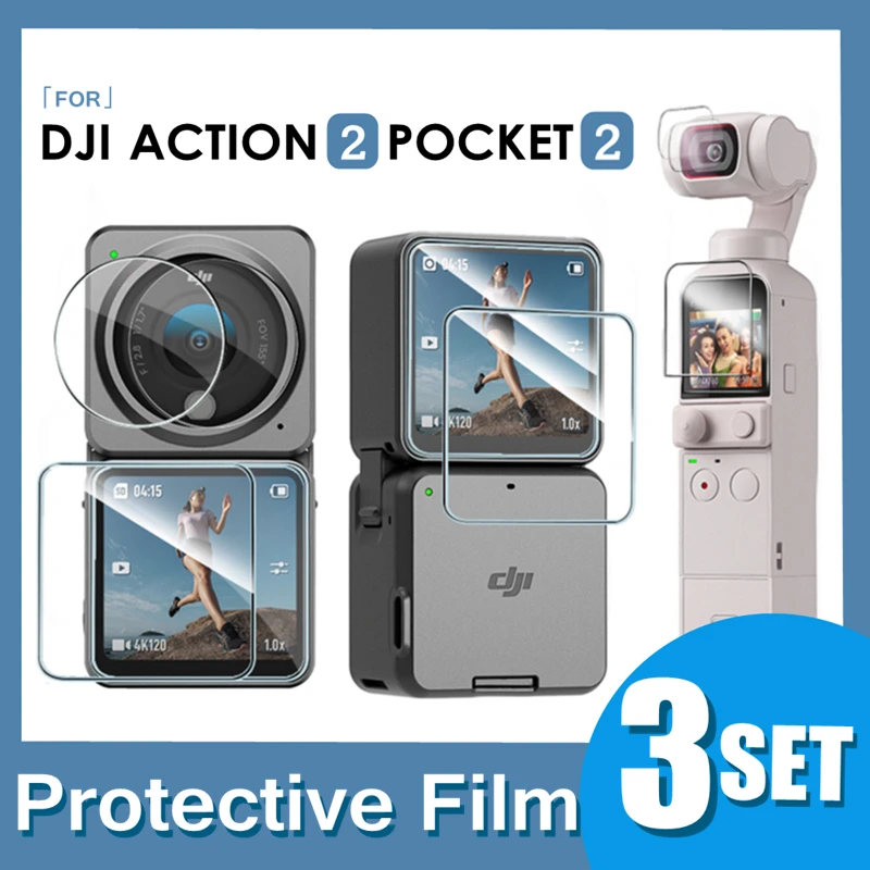 

Для DJI Osmo Action2 Pocket2 полное покрытие объектива камеры экран Передний сенсорный экран для экшн 2 Pocket 2