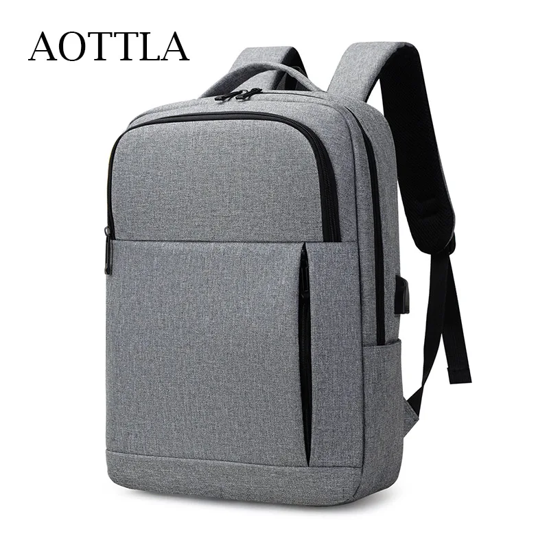

Рюкзак AOTTLA из ткани Оксфорд для ноутбука, качественный Мужской многофункциональный брендовый Повседневный Спортивный ранец на плечо