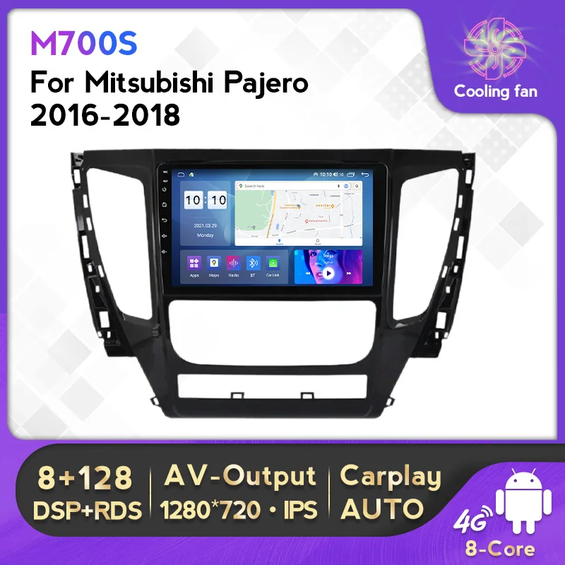 

Автомобильный радиоприемник Android 12 8 ядер 8 + 128G для Mitsubishi Pajero Sport 3 2016-2018 Carplay WIFI 4G Lte навигация GPS мультимедийный плеер