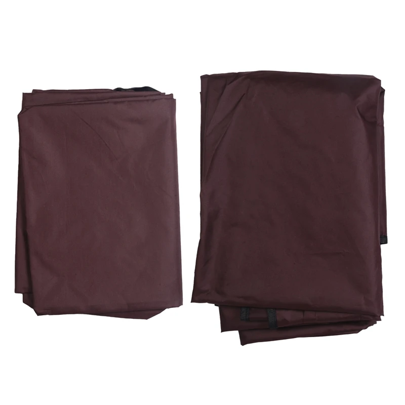 

Patio Swing Canopy Cover Set - Swing Replacement Top Cover + Swing Cushion Cover For 3 Seat Swing Waterproof Covers