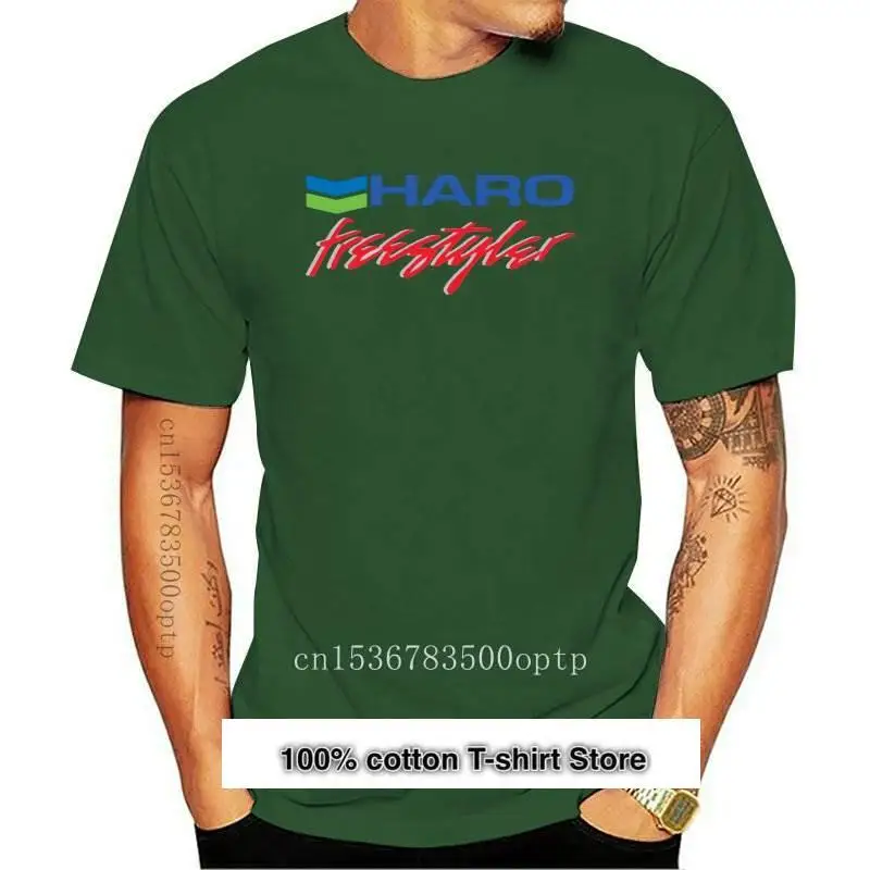 

Camiseta negra Promo Haro Bmx para hombre, Retro 80S 1980S Performance