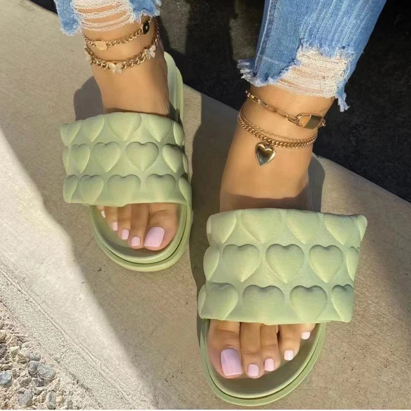 

Женские повседневные сандалии, домашняя пляжная обувь, новинка 2023, модные шлепанцы с ремешком на пятке, летняя обувь, Сланцы на мягкой платформе