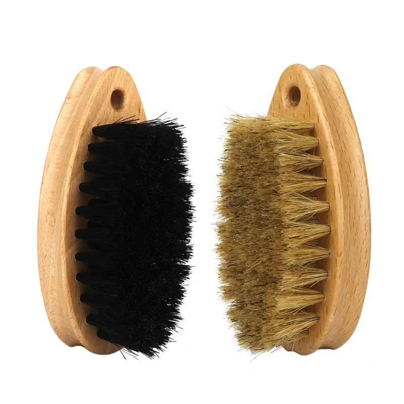 Натуральная экологически чистая биоразлагаемая щетка для бритья мужчин, ухода за лицом и бородой, для чистки сломанных волос.
