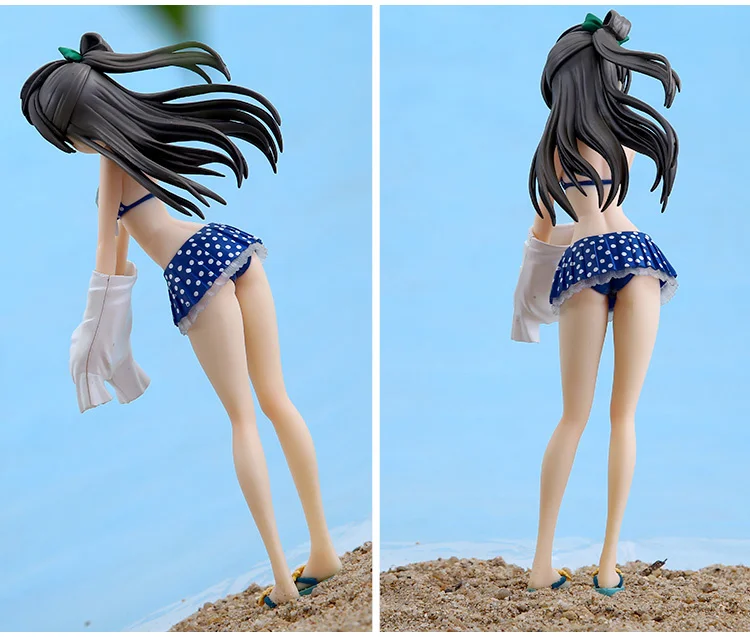 

Japanese 21cm sexy anime figure Love Live! Figure Minami Kotori Swimsuit Ver. Limited Sexy Action Figure for collection