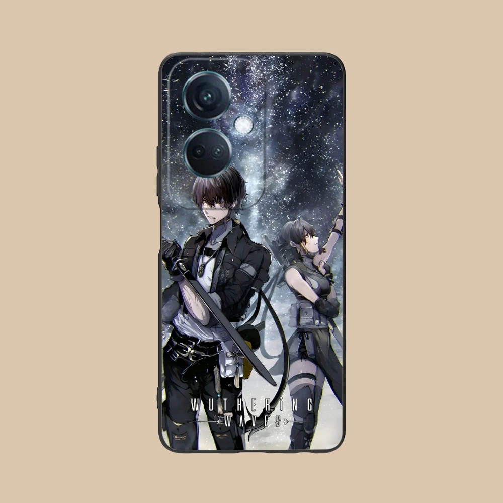 Wuthering волны Rover мобильный телефон фотоэлемент для OPPO Find X5 X3 X2 A93 Reno 8 7 Pro A74 A72 A53