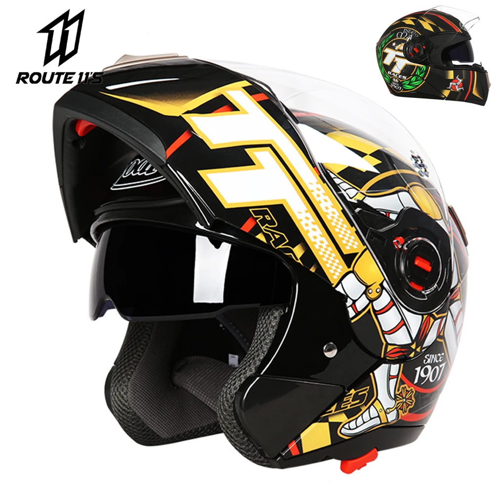 

YOAI Motorcycle Helmet With Bluetooth Outdoor Shade Riding Men/Women Universal Classic Safety Head Protection Moto Casco