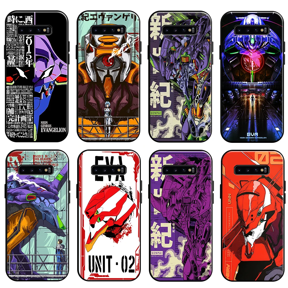 

Anime Neon Genesis Evangelion EVA For Samsung Galaxy S10 S10E S10 Lite S9 S8 Plus Galaxy S10 5G Phone Case TPU Back