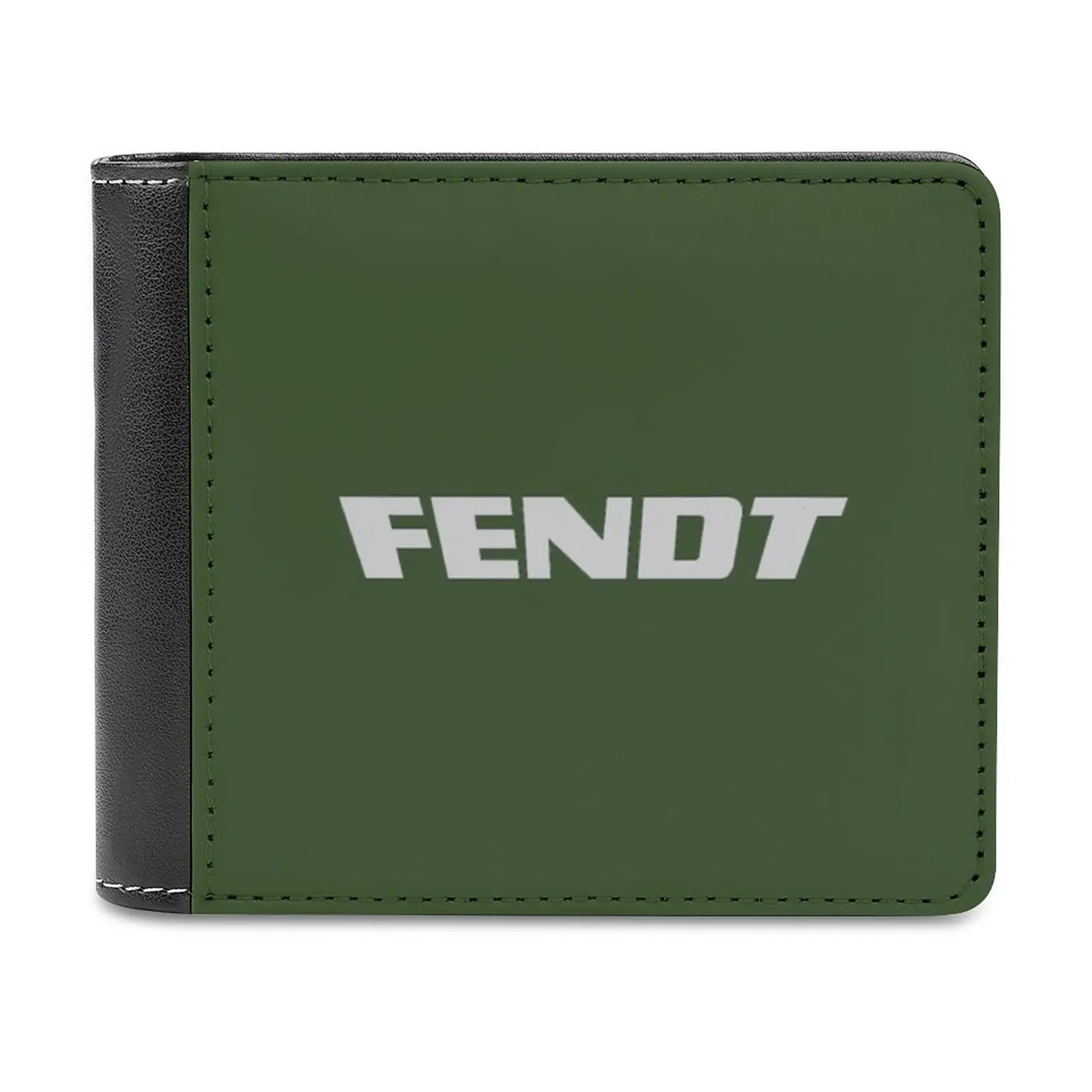 

The Grey Fendt Men's Wallet Leather Wallet Luxury Wallet Card Wallet Male Women Transportation Truck Harvest Green German