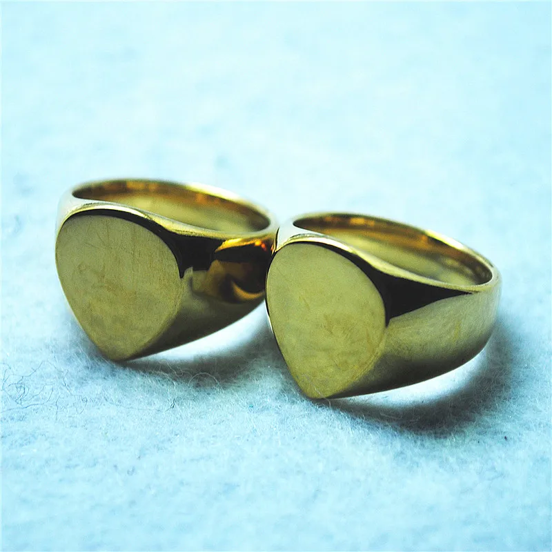 Новые золотые мужские кольца из нержавеющей стали 2 шт. 21 мм диаметр отверстия