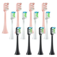 12pcsset replacement toothbrush heads for soocas x3x3ux5 sonic electric tooth brush nozzle heads replace smart brush head