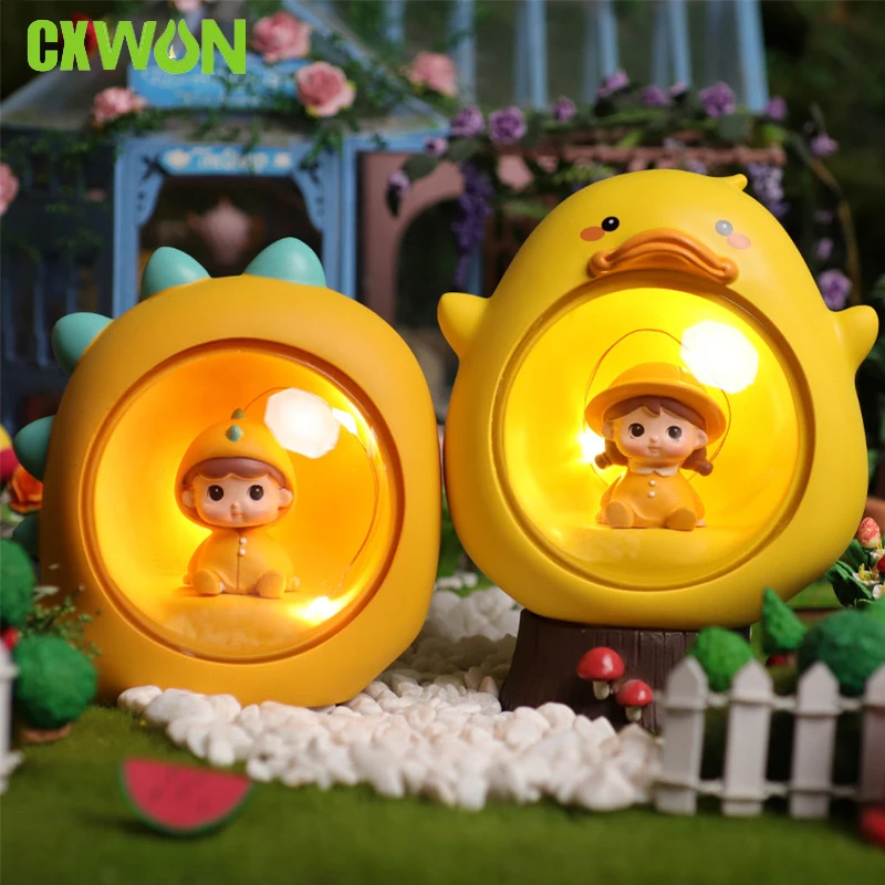 

Милый Декор для девочек и мальчиков, сказочный светильник для дома светильник для офисного стола, украшение для спальни, прикроватный свето...