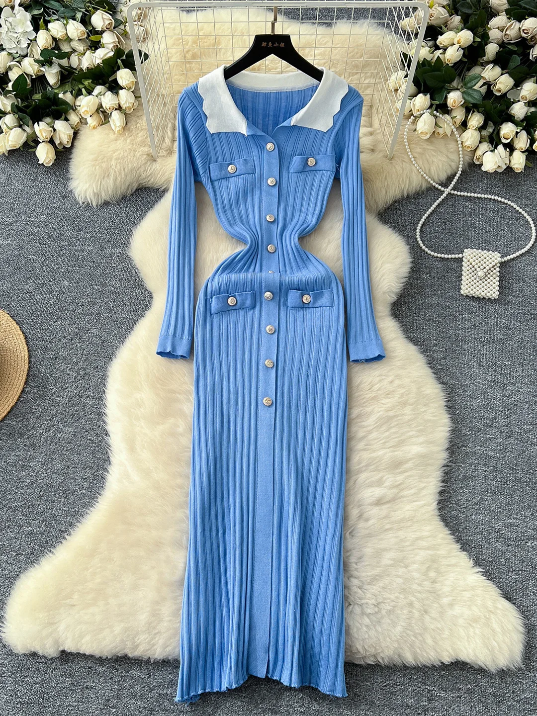 Зимняя одежда Chrysler для женщин повседневный свитер с длинными рукавами вязаное