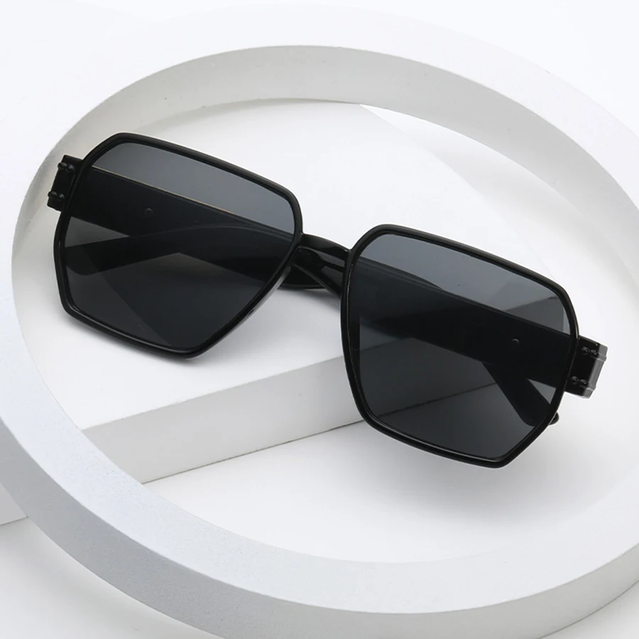 Новинка женские солнцезащитные очки большие модные для улицы мужские уличные