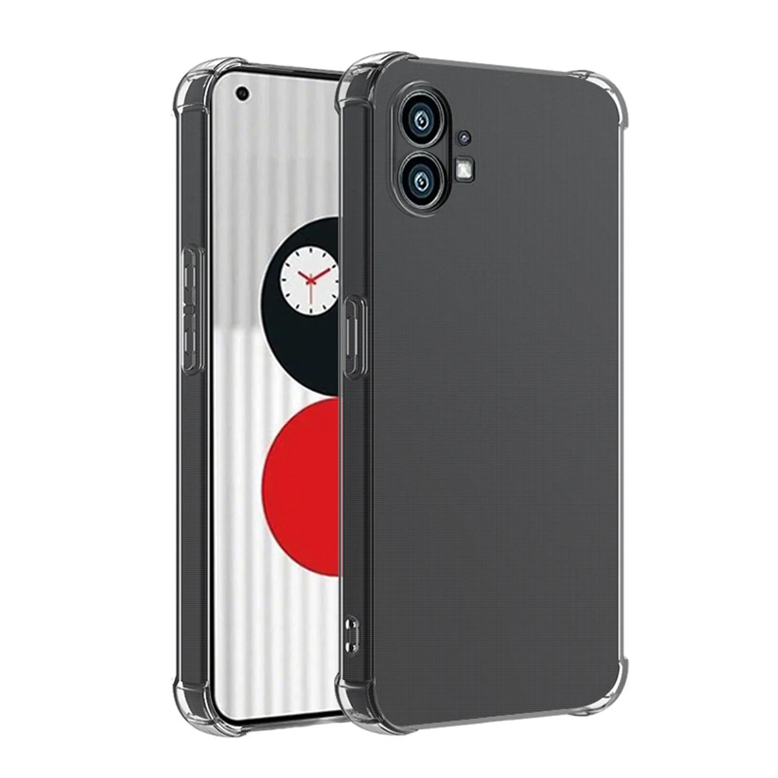 Прозрачный флип-чехол для Nothings Phone 1 мягкий чехол из ТПУ силиконовый телефона