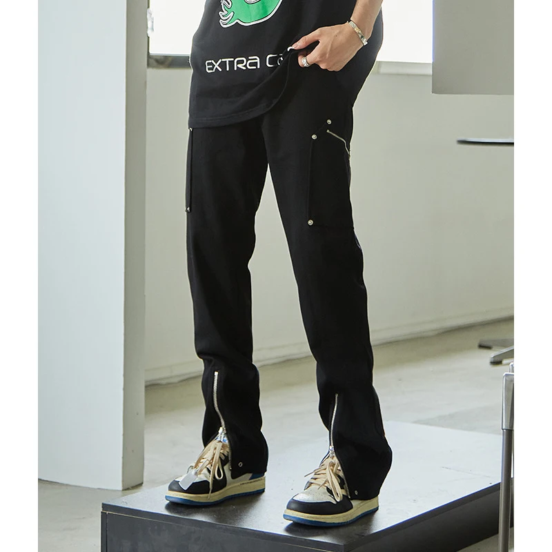 

New 2022 Harajuku style black slim fit Jeans Trousers Streetwear High Waist vintage man denim pants