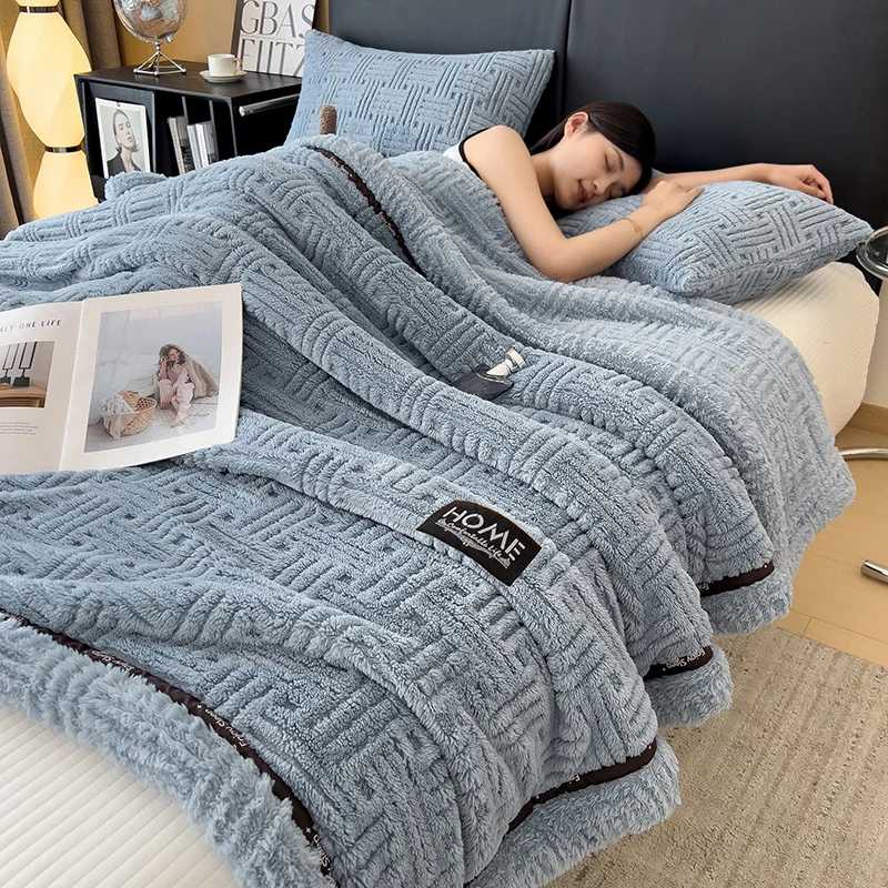 Новинка 2024 классное теплое одеяло для мамы и ребенка осени зимы сохраняет тепло