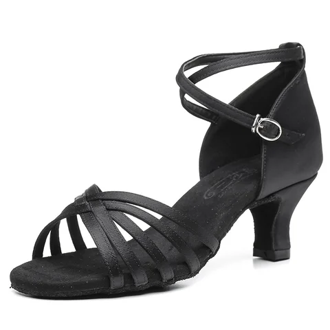 Женские сандалии; Коллекция 2023 года; Обувь для латинских танцев; Женская бальная обувь; Танцевальная обувь с мягкой подошвой для танго; Танцевальная обувь на высоком каблуке 8,5 см для девочек и сальсы