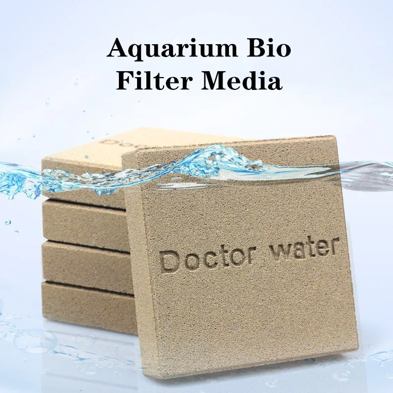 

Aquarium Filter Media Bio Ceramic Brick Nano Biological Filter Block for Marine and Freshwater Fish Tank Filter System