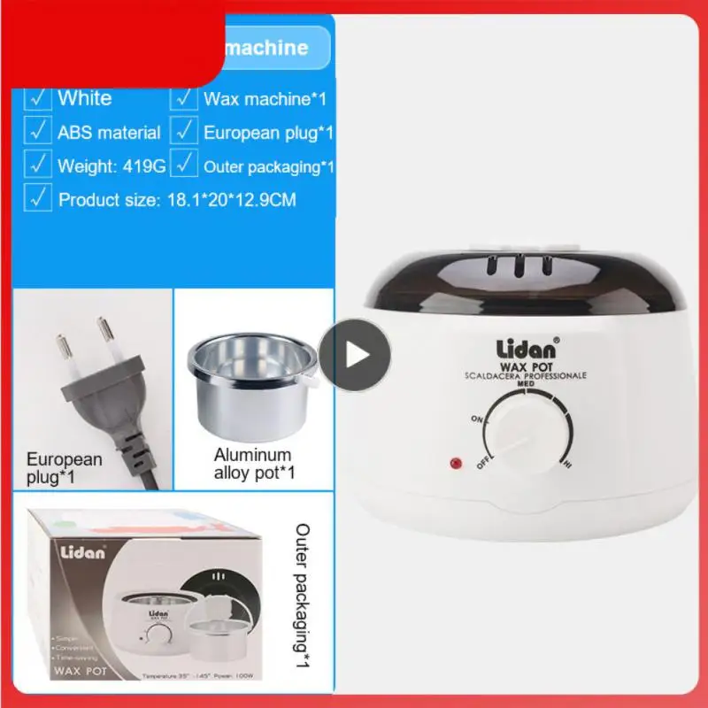 

Hair Removal Wax Heater Machine US/EU/UK Plug Wax Bean Machine Wax Beans Bead Heating Machine High-power Wax Melting Machine