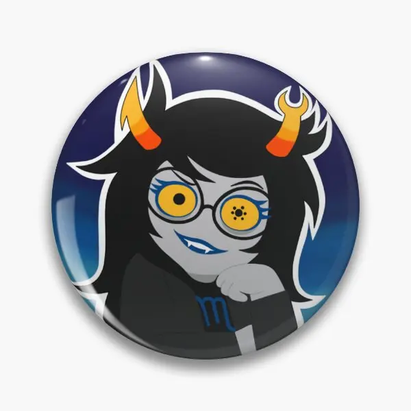 Vriska Serket, мягкая пуговица, булавка, мультяшный декор, брошь на лацкан, булавка для влюбленных, женская шляпа, креативный металлический милый значок на воротнике, забавная одежда (art.: 3920ce1c2effa) - 3920ce1c2effa