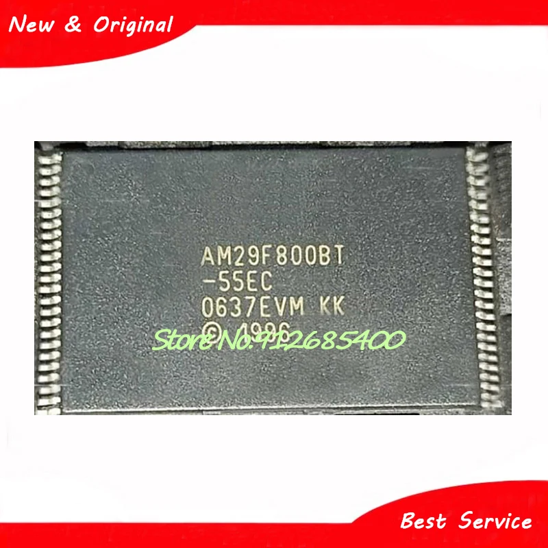 

5 Pcs/Lot AM29F800BT-55EC TSOP48 New and Original In Stock