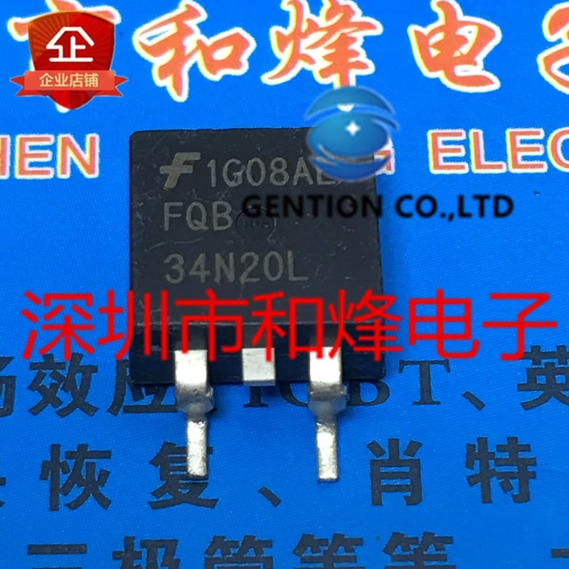 

10PCS FQB34N20L TO-263 31A 200V in stock 100% new and original