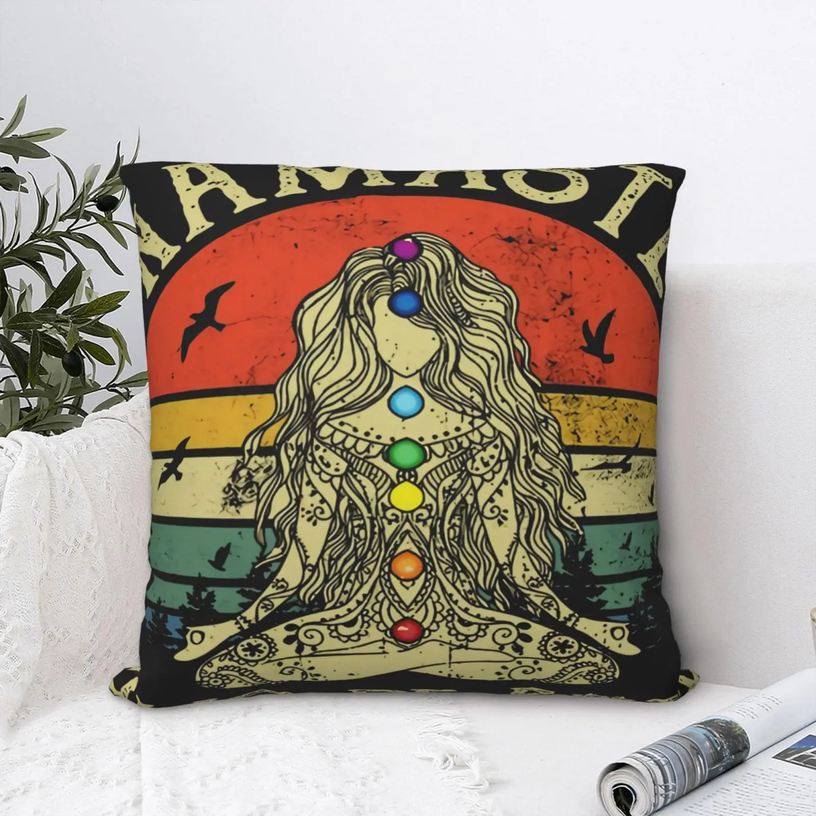

Namaste Hijo De Puta Yoga For 1134 Pillow Case For Sofa White And Black Pillow Cover Anime Pillow Case Decorative Pillow Black