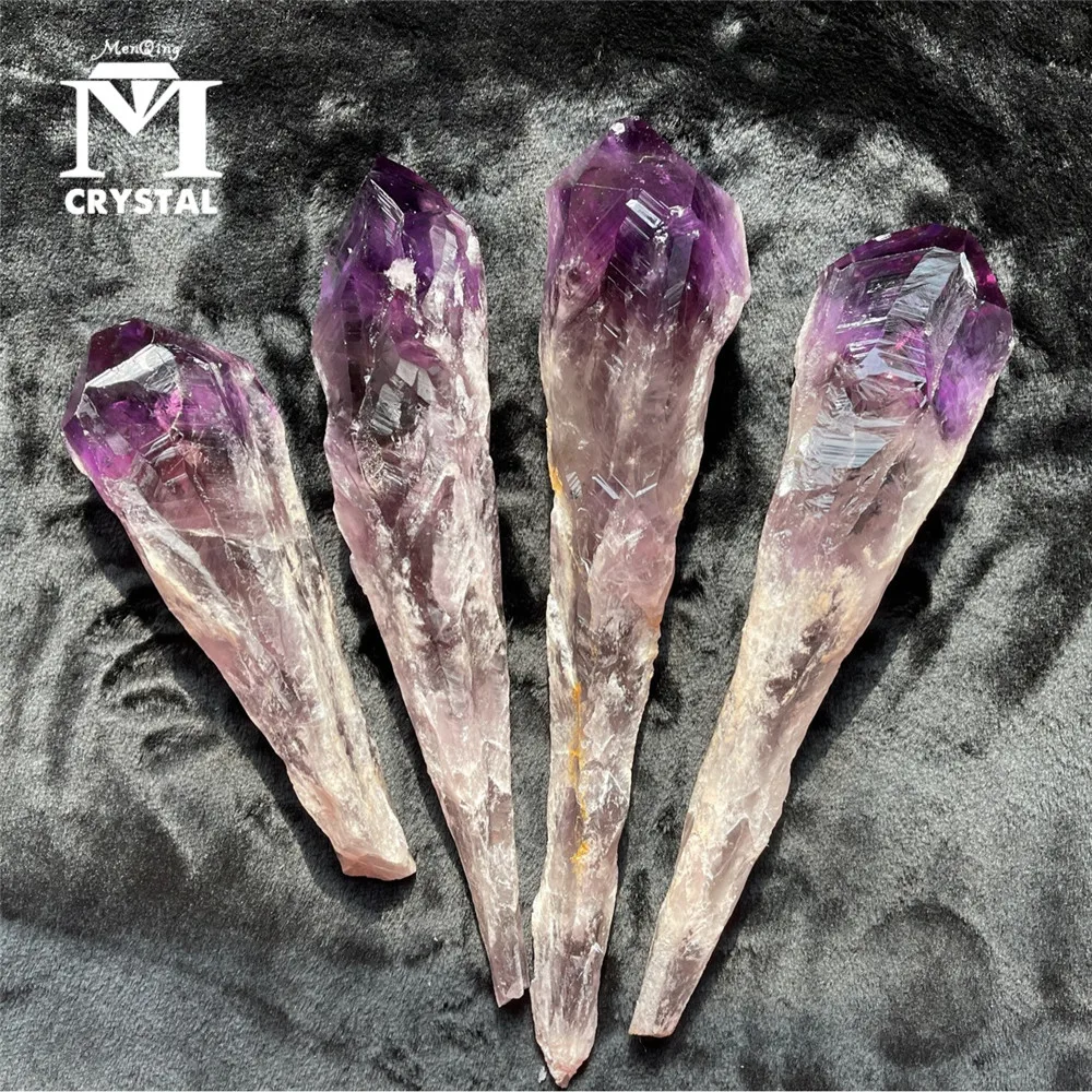 

1 шт. натуральный кристаллический аметист, лечебный обелиск, фиолетовая кварцевая палочка, минеральный образец, комнатный декор, энергетический