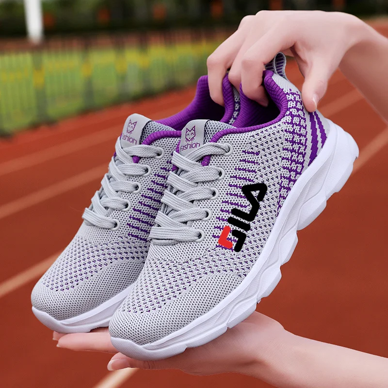 Women Casual Shoes Fashion Breathable Walking Mesh Flat Shoes Woman Comfortable Sneakers Women 2023 Tenis Feminino Female Shoes