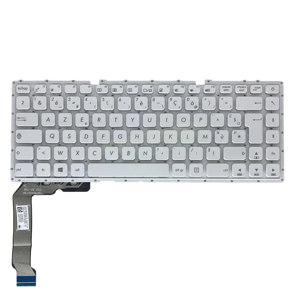 Для ASUS vivobook max X441 X441UA X441UR X441UV 0KNB0 4127FR00 FR французская белая клавиатура