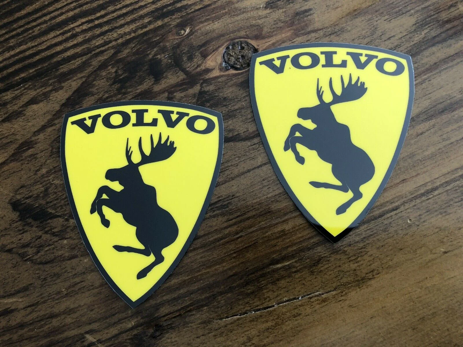 

For 1Pair/2Pcs GENUINE Prancing Moose VOLVO Traditional Vinyl Adhesive Decal