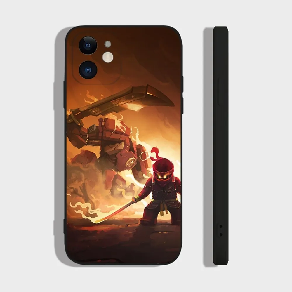 Anime N-NinjagoS Cool L-LEGOS Phone Case For iPhone 16 15 14 13 12 11 Plus Pro Max XR XS X 7 8 SE Mini Silicone Soft