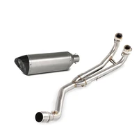 motorcycle spare parts and accessories 304ss pipehalf carbon fiber muffler t max530 tmax500 exhaust silencer