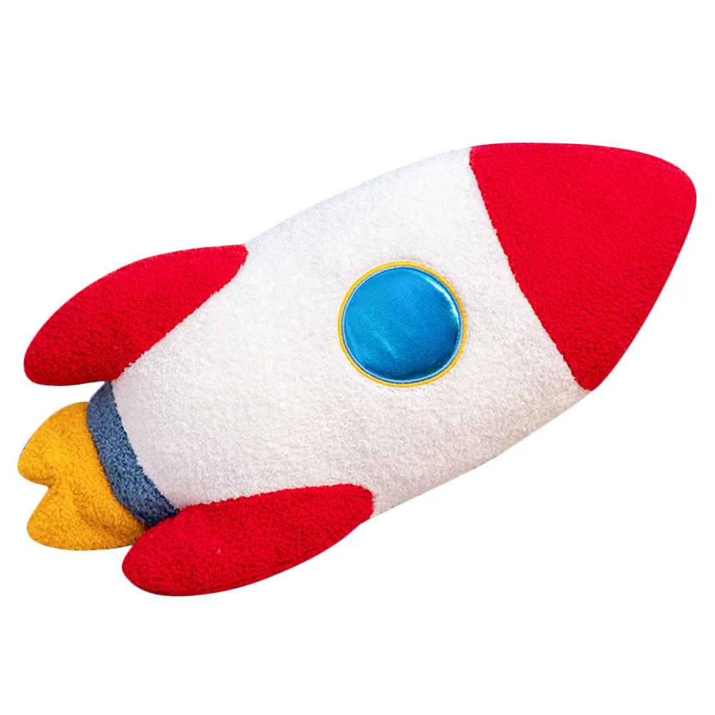 

Baby Soft Toys Rocket Pillow Kid Filling Decorative Hugging Short Plush Small Throw Child Gift Large