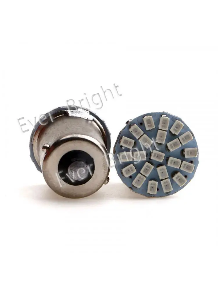 100 шт. 12 В p21w 1141 1156 ba15s 1206 22smd светодиодный задний сигнал поворота Желтый. Белый