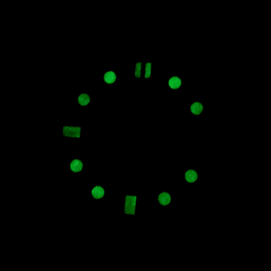 No Logo 28.5mm Watch Dial  Substitute Modified Dial Luminous Literal  for NH35A Movement BD8 Men Watch Accessories