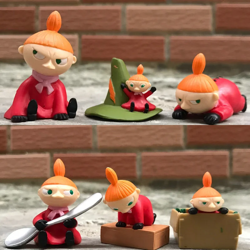 

Genuine Moomini Figure Model Doll Ornament Accessories Tabletop Decoration Children Present