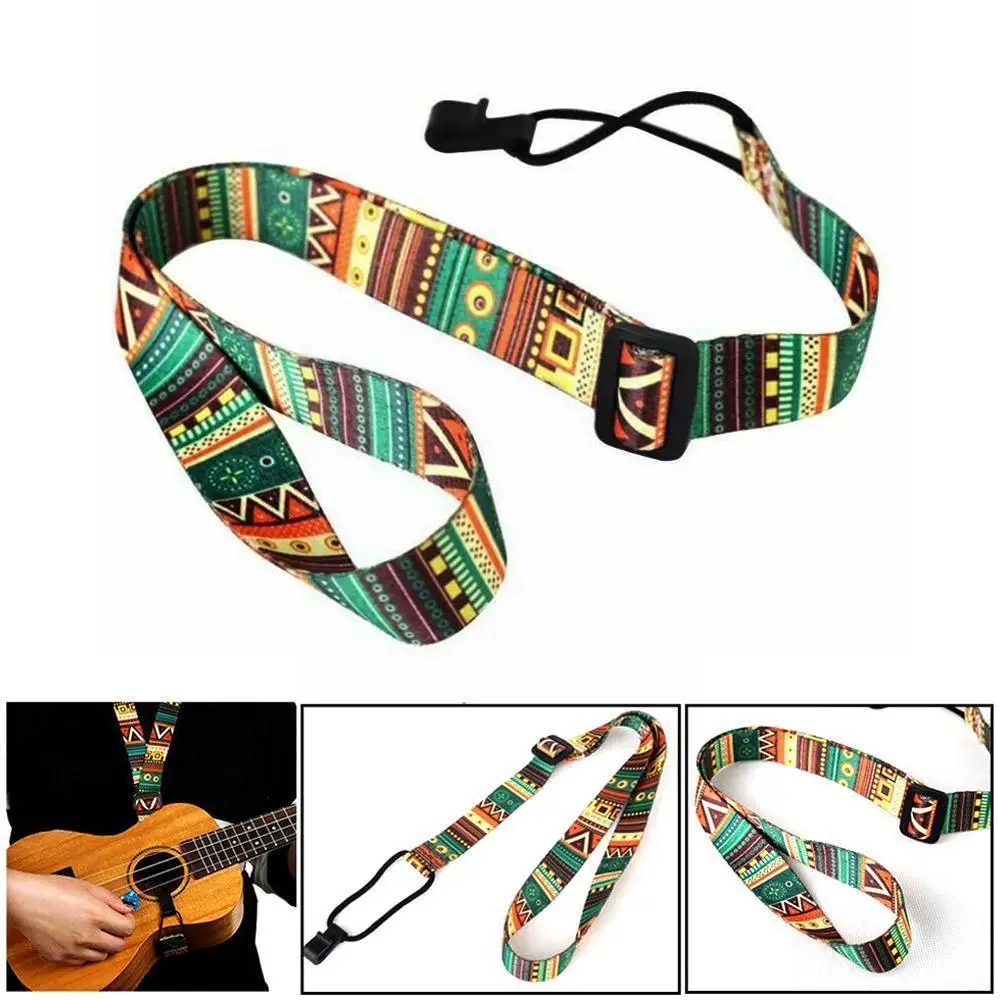 

1pc Electric Guitar Strap Bass Strap Belt With Leather End For Acoustic Guitar Bass Ukulele Electric Guitar J6l1