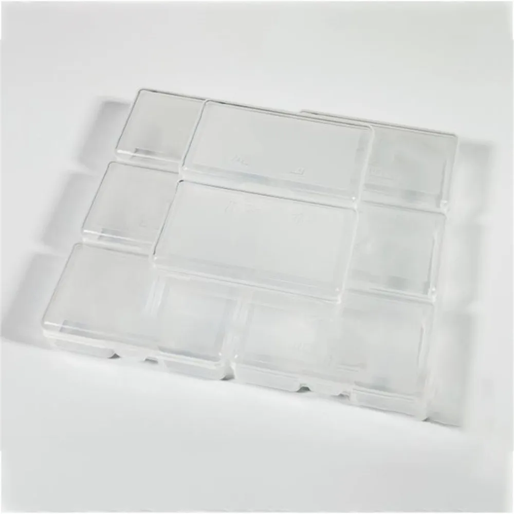 

8PCS Clear Small Plastic Storage Box for Model Modified Parts Display Case