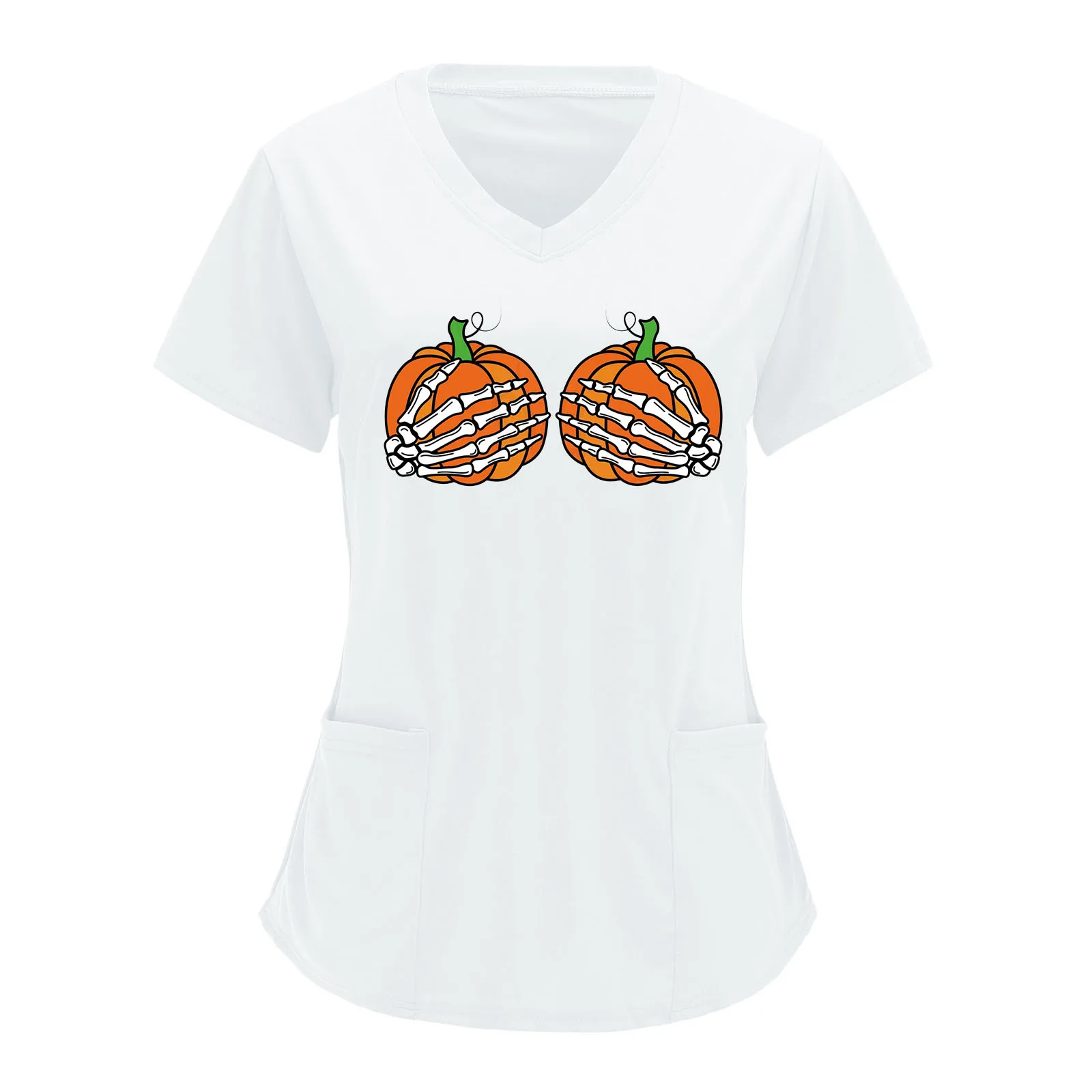 

Женский топ с V-образным вырезом, однотонный, в радужную полоску