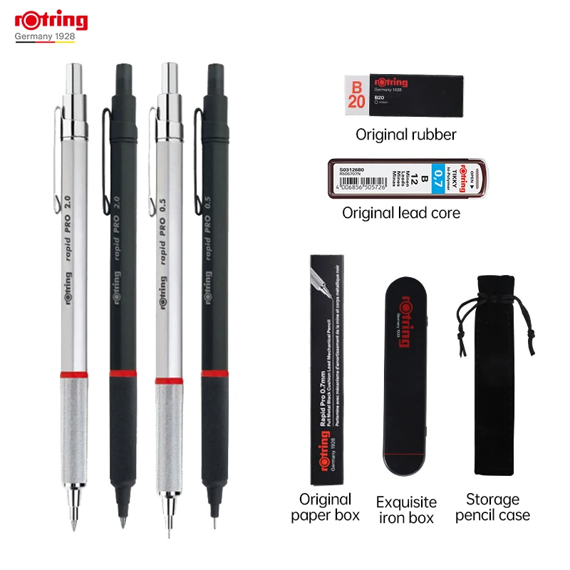 Механический карандаш Rotring Rapid Pro 0 5/0 7/2 мм металлические механические карандаши