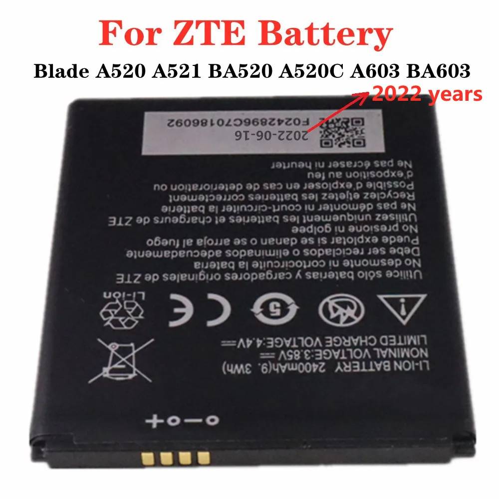 Аккумулятор Li3824T44P4h716043 для ZTE Blade A520 A521 BA520 A520C A603 BA603