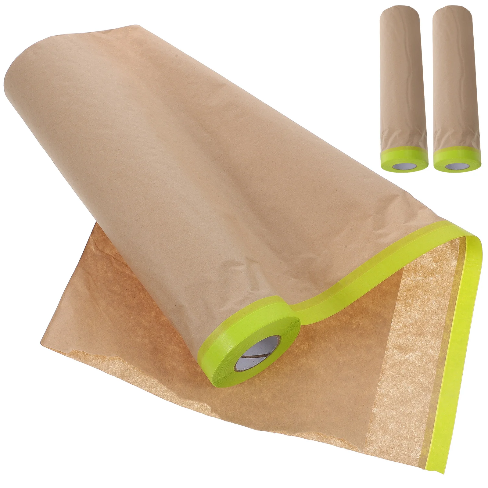 

3 Rolls Home Furniture Translucent Masking Film Paper Car Automotive Painting Covering Protective Shield