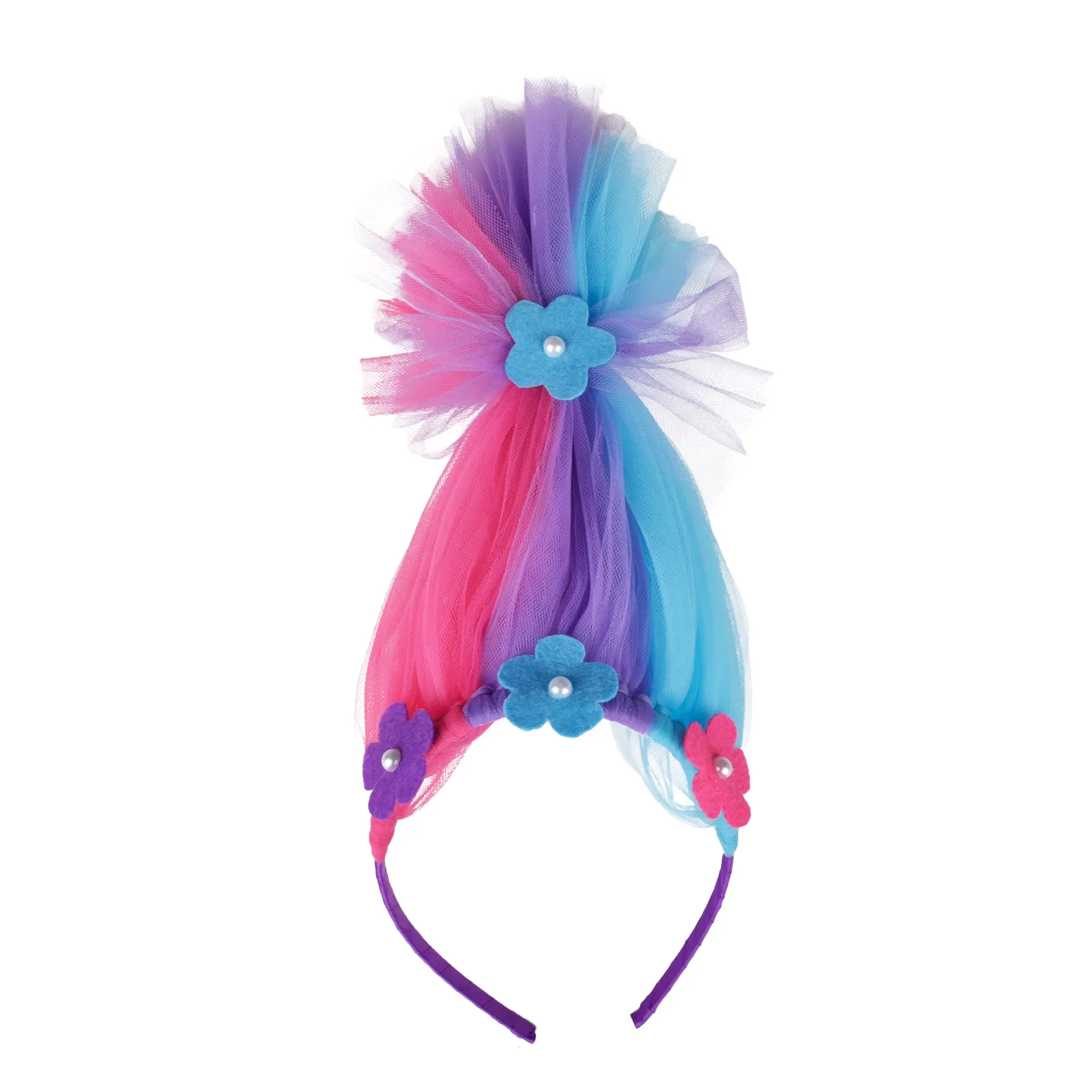 Повязка на голову для троллей маленьких девочек повязки дня рождения детский