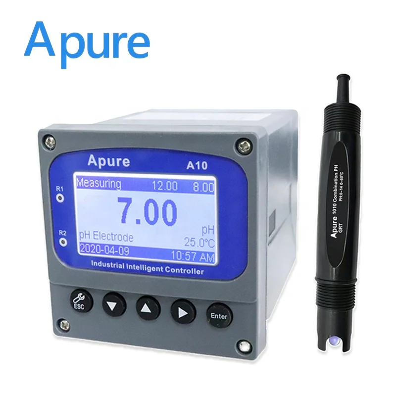 

Automatic hydroponic aquarium digital ph controller monitor orp ph meter for waste water treatment