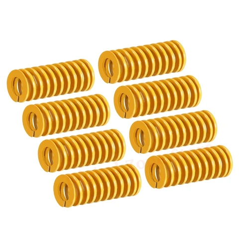 8 шт. Горячие компрессионные пружины для кровати 10 мм x 25 мм, зеркальная нагрузка, пружина для 3D принтера, аксессуары для тепловых платформ