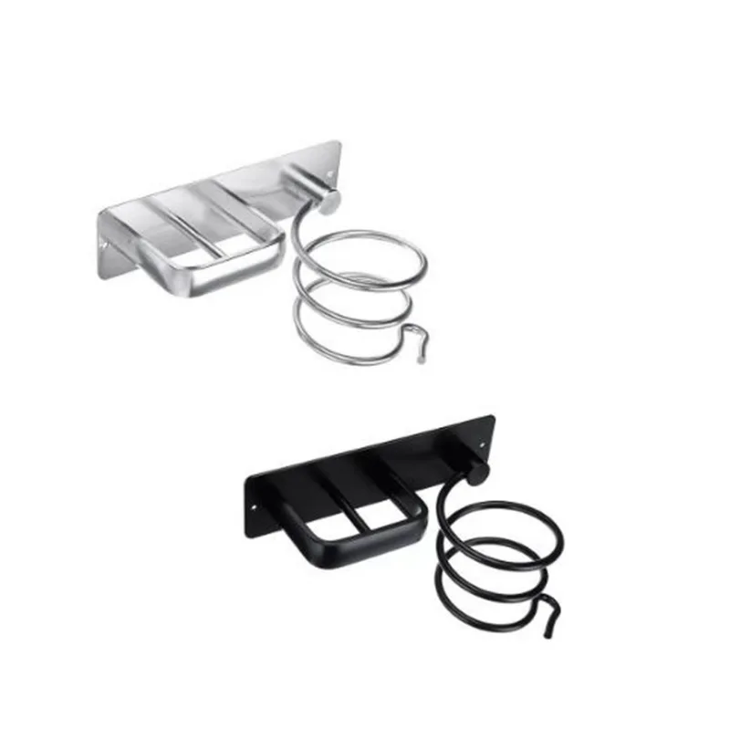 hair dryer holder organized rack wall mounted hair straightener stand bathroom shelf storage shelves accessories shelves free global shipping