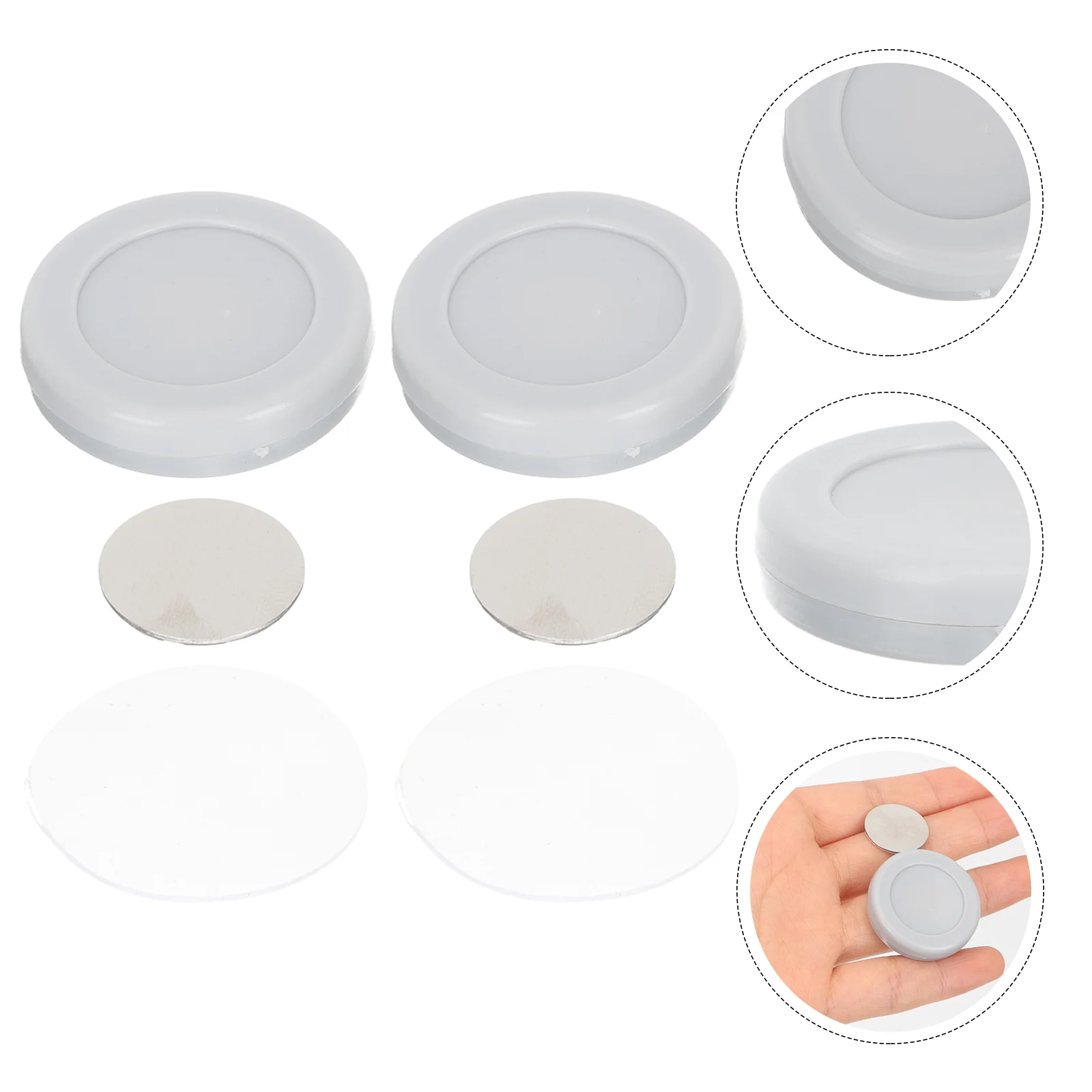 

2pcs Remote Controller Magnet Holder Remote Controls Magnet Anti-Lost Magnetic Hooks Strong Magnetic Hook Adhesive Wall Hooks