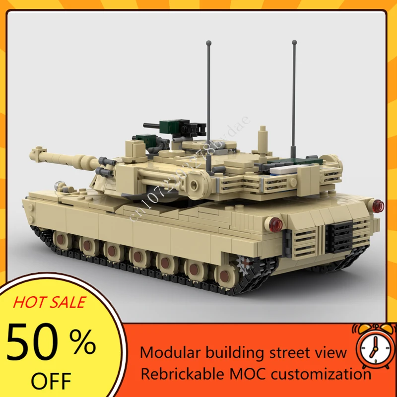 Фото 1170 шт. MOC WW2 военная серия Leopard 2A5 разрушитель бронеавтомобиль модель на заказ пазлы DIY сборка детские рождественские игрушки подарок №3